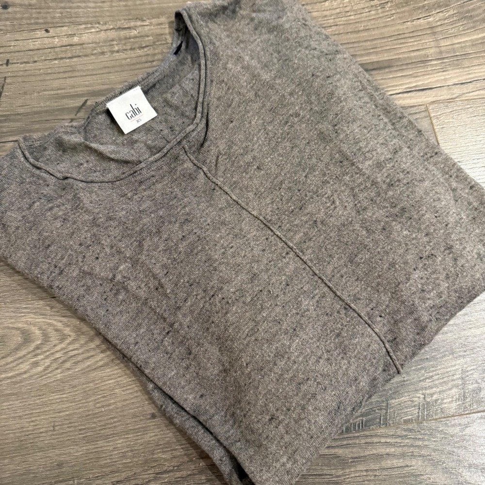 Cabi‎ Gray Heathered Oversized Pullover Sweater Style 3305 Womens XS